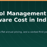 School management software cost in India 2026: per-student and flat annual pricing compared, with a worked first-year total
