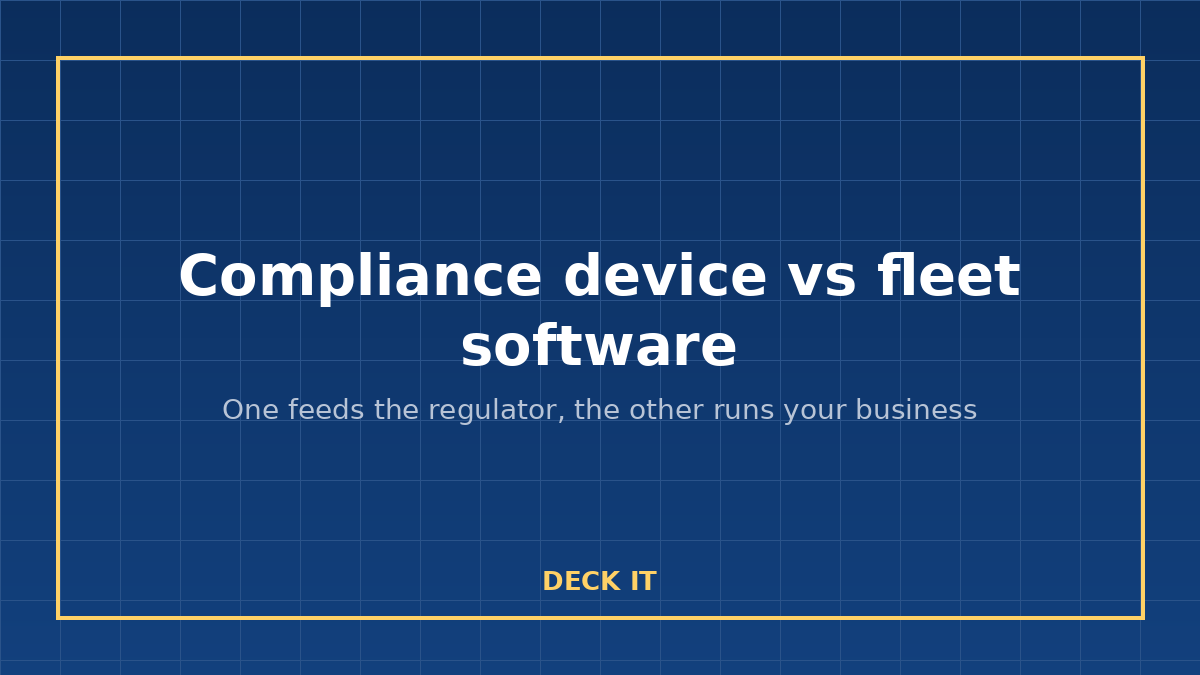 AIS 140 certified device versus fleet management software